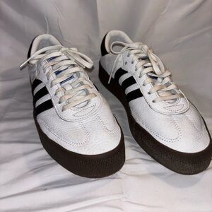 Adidas White Samba Platform Women Size 8.5